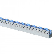 Rails à galets diamètre 48mm; charge 10 daN (kg)