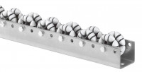Rails à galets multidirectionnels diamètre 80 mm charge 400 daN (kg)