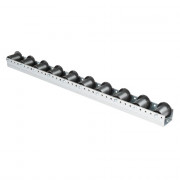 Rails à galets à joue pour palettes