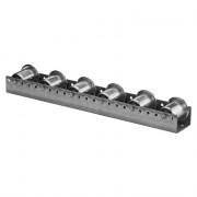 Rails à rouleaux à joue pour palettes