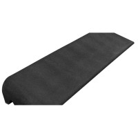 Rampe de franchissement en caoutchouc 1000 x 250 x 45 à 110 mm Rampe de franchissement en caoutchouc 1000 x 250 x 45 à 110 mm