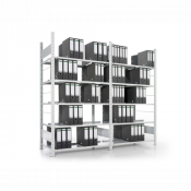 Rayonnage de bureau modulable - Rangement dossiers