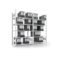 Rayonnage de bureau modulable - Rangement dossiers Rayonnage de bureau modulable - Rangement dossiers