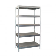 Rayonnage industriel 5 étagères transformable en établi