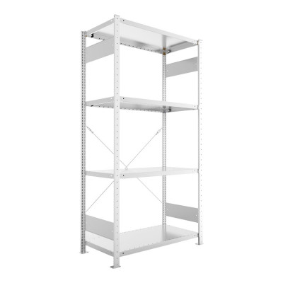 Rayonnage léger modulable META CLIP - Système évolutif