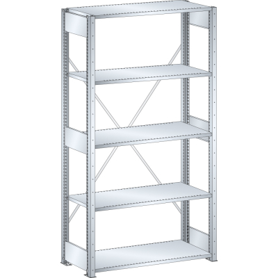 Rayonnage (LxPxH) 1000x500x2000mm