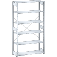 Rayonnage (LxPxH) 1300x500x2500mm