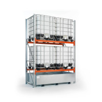 Palettier cuves IBC avec rétention - Stockage sécurisé Palettier cuves IBC avec rétention - Stockage sécurisé