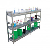 Rayonnage de Rétention Acier Galvanisé 100l - 510x1500mm