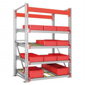 Rayonnage dynamique charges moyennes modulable