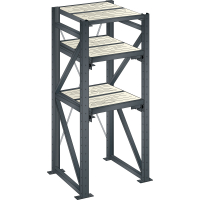 Rayonnage (LxPxH) 890x860x2000mm