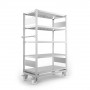 Rayonnage sur roulettes mobile - Stockage flexible
