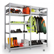 Rayonnage penderie modulable - Stockage galvanisé
