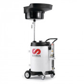 Récupérateur gravité 100L, vidange par pompe à piston pneumatique 1:1 - Samoa