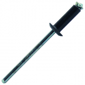 Rivets tête plate laquée noir RAL 9005 Ø 4.0