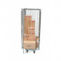 Roll de Manutention Sécurisé Acier Zingué Verrouillable - 720x800x1900mm - 400kg
