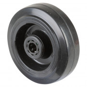 Roue Caoutchouc Élastique Ø100mm - 140kg - Absorption chocs & Silence