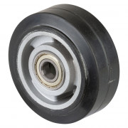 Roue Caoutchouc Élastique Ø100mm - 150kg - Grand confort & Roulement à billes