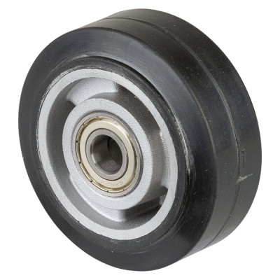 Roue Caoutchouc Élastique Ø100mm - 150kg - Grand confort & Roulement à billes
