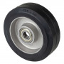 Roue Caoutchouc Élastique Ø125mm - 180kg - Grand confort & Roulement à billes