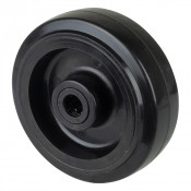 Roue Caoutchouc Élastique Ø125mm - 200kg - Absorption chocs & Silence