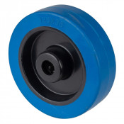 Roue Caoutchouc Élastique Ø125mm - 200kg - Absorption chocs & Silence