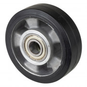 Roue Caoutchouc Élastique Ø125mm - 200kg - Grand confort & Roulement à billes
