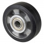 Roue Caoutchouc Élastique Ø125mm - 200kg - Grand confort & Roulement à billes