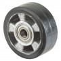 Roue Caoutchouc Élastique Ø125mm - 220kg - Grand confort & Roulement à billes