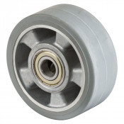 Roue Caoutchouc Élastique Ø125mm - 220kg - Grand confort & Roulement à billes