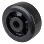 Roue Caoutchouc Élastique Ø125mm - 300kg - Absorption chocs & Silence
