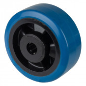 Roue Caoutchouc Élastique Ø125mm - 300kg - Absorption chocs & Silence