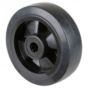Roue Caoutchouc Élastique Ø160mm - 350kg - Absorption chocs & Silence