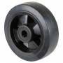 Roue Caoutchouc Élastique Ø160mm - 350kg - Absorption chocs & Silence