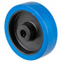 Roue Caoutchouc Élastique Ø160mm - 350kg - Absorption chocs & Silence