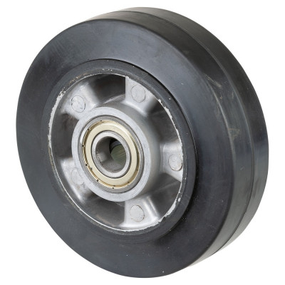 Roue Caoutchouc Élastique Ø160mm - 350kg - Grand confort & Roulement à billes