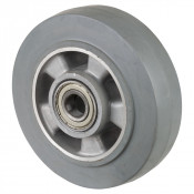 Roue Caoutchouc Élastique Ø160mm - 350kg - Grand confort & Roulement à billes