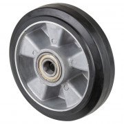 Roue Caoutchouc Élastique Ø180mm - 400kg - Grand confort & Roulement à billes