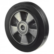 Roue Caoutchouc Élastique Ø200mm - 450kg - Grand confort & Roulement à billes