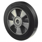 Roue Caoutchouc Élastique Ø200mm - 450kg - Grand confort & Roulement à billes