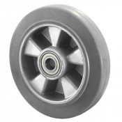 Roue Caoutchouc Élastique Ø200mm - 450kg - Grand confort & Roulement à billes