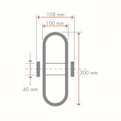 Roue Caoutchouc Élastique Ø200mm - 675kg - Grand confort & Roulement à billes
