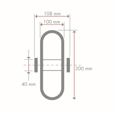 Roue Caoutchouc Élastique Ø200mm - 675kg - Grand confort & Roulement à billes