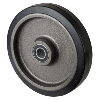 Roue Caoutchouc Élastique Ø250mm - 500kg - Grand confort & Roulement à billes Roue Caoutchouc Élastique Ø250mm - 500kg - Grand confort & Roulement à billes