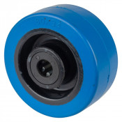 Roue Caoutchouc Élastique Ø80mm - 120kg - Absorption chocs & Silence