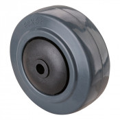 Roue Caoutchouc Élastique Ø80mm - 120kg - Grand confort & Roulement à billes