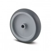 Roues Caoutchouc Gris Moyeu Lisse – Roulement Souple – Charges 35 à 100 kg – TENTE