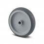 Roues Caoutchouc Gris Moyeu Lisse – Roulement Souple – Charges 35 à 100 kg – TENTE