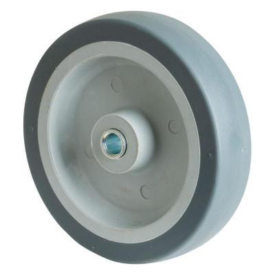 Roue Caoutchouc thermoplastique Ø100mm - Moyeu lisse économique