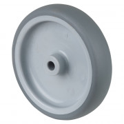 Roue Caoutchouc thermoplastique Ø100mm - Moyeu lisse économique